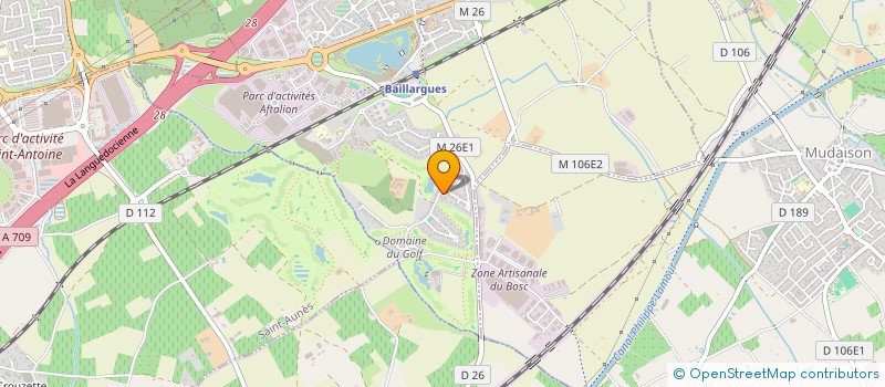 localisation de l'entreprise MADAME MURIELLE PASQUIER à BAILLARGUES
