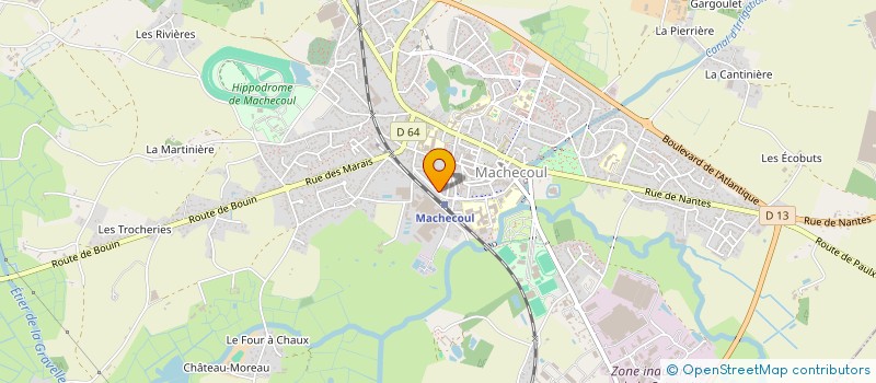 localisation de l'entreprise MADAME MURIELLE PASQUIER  MACHECOUL-SAINT-MEME