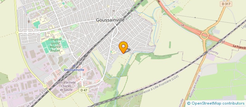 localisation de l'entreprise MADAME MURIELLE PAULINYCE à GOUSSAINVILLE