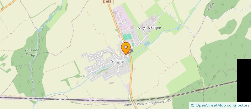 localisation de l'entreprise MADAME MURIELLE PEGORARO  SOLGNE