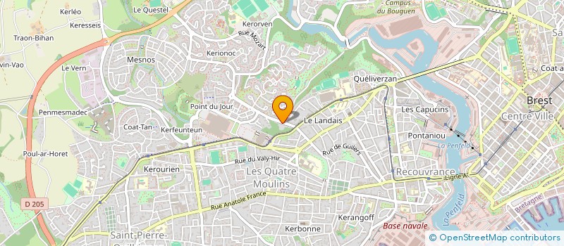 localisation de l'entreprise MADAME MURIELLE PLEYBER à BREST
