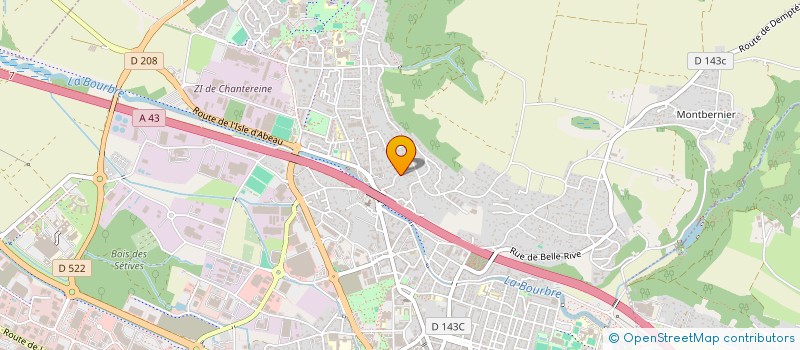 localisation de l'entreprise MADAME MURIELLE POSTOYAN  BOURGOIN-JALLIEU