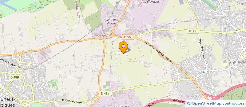 localisation de l'entreprise MADAME MURIELLE PREVIDI à GIGNAC-LA-NERTHE