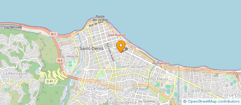 localisation de l'entreprise MADAME MURIELLE PRUD'HOMME  SAINT-DENIS