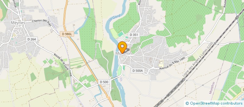 localisation de l'entreprise MADAME MURIELLE QUIRICI  MONTFRIN