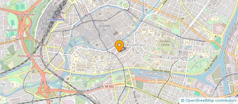 localisation de l'entreprise MADAME MURIELLE RIQUE à STRASBOURG
