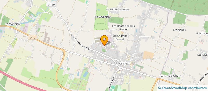 localisation de l'entreprise MADAME MURIELLE ROBINEAU à ALLONNES