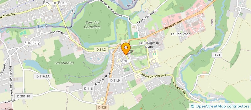 localisation de l'entreprise MADAME MURIELLE ROUFF à ANET
