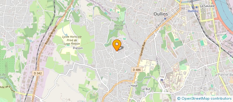 localisation de l'entreprise MADAME MURIELLE ROUMIER  SAINT-GENIS-LAVAL