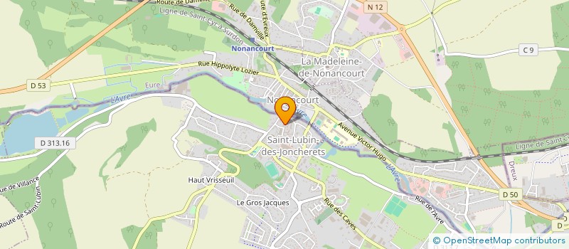 localisation de l'entreprise MADAME MURIELLE ROZIER à SAINT-LUBIN-DES-JONCHERETS