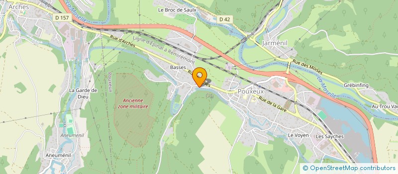 localisation de l'entreprise MADAME MURIELLE RUMIZ  POUXEUX