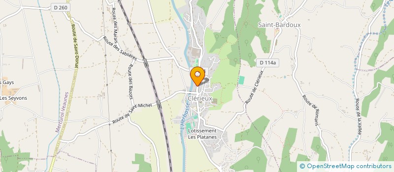 localisation de l'entreprise MADAME MURIELLE SANGUINO CARDENAS  CLERIEUX