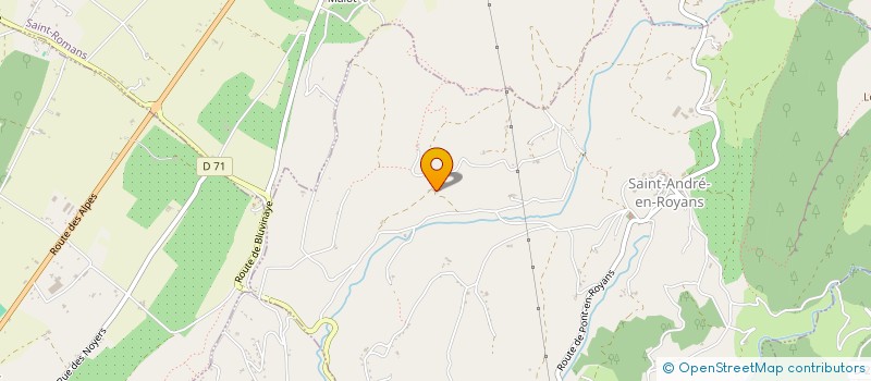 localisation de l'entreprise MADAME MURIELLE SARAZI  SAINT-ANDRE-EN-ROYANS
