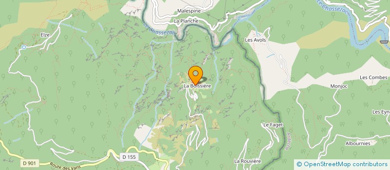 localisation de l'entreprise MADAME MURIELLE SAVIN  GENOLHAC