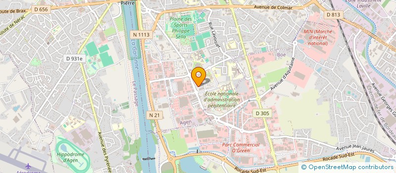 localisation de l'entreprise MADAME MURIELLE SERE  AGEN