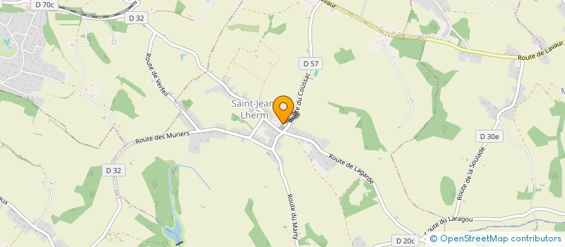 localisation de l'entreprise MADAME MURIELLE SIRIE à ST JEAN LHERM