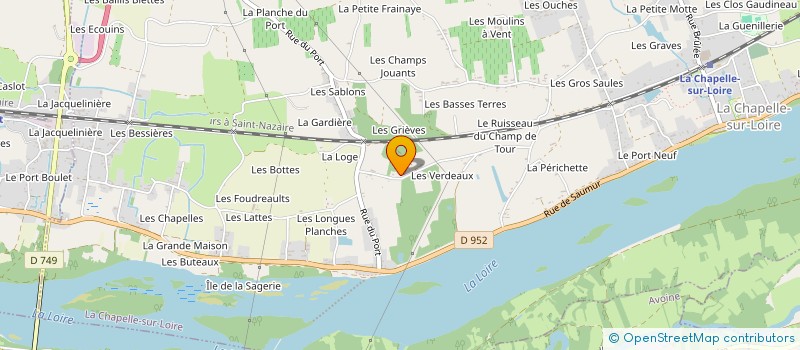 localisation de l'entreprise MADAME MURIELLE TAMZARIAN  LA CHAPELLE-SUR-LOIRE