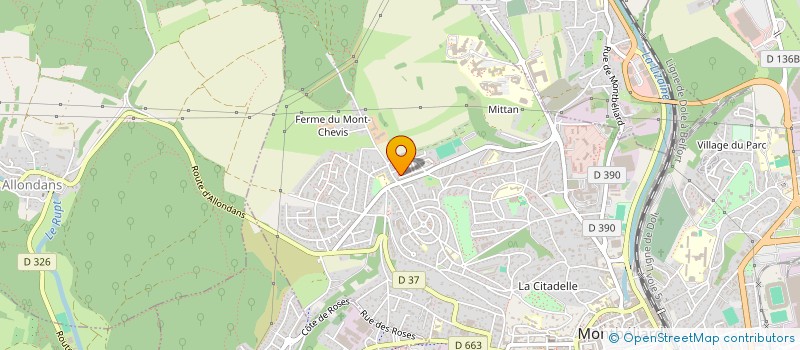 localisation de l'entreprise MADAME MURIELLE TERREAUX à MONTBELIARD