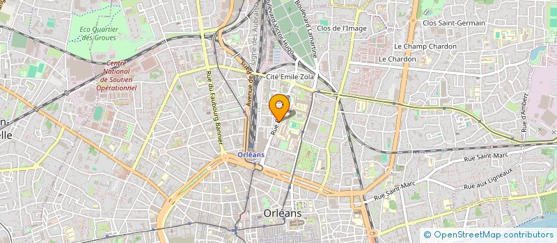 localisation de l'entreprise MADAME MURIELLE THAUNAT à ORLEANS