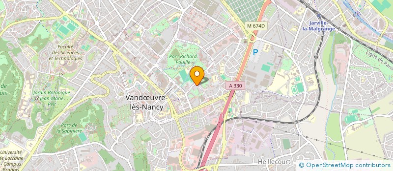 localisation de l'entreprise MADAME MURIELLE THEISEN à VANDŒUVRE-LES-NANCY