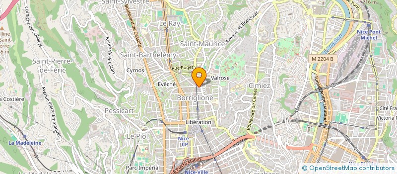 localisation de l'entreprise MADAME MURIELLE THUAUDET à NICE