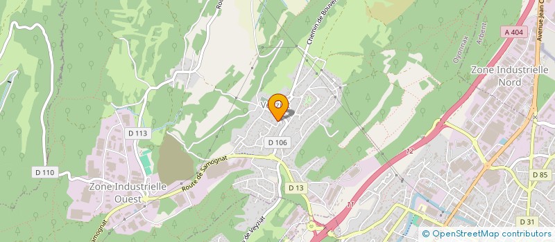 localisation de l'entreprise MADAME MURIELLE TREVISAN à OYONNAX