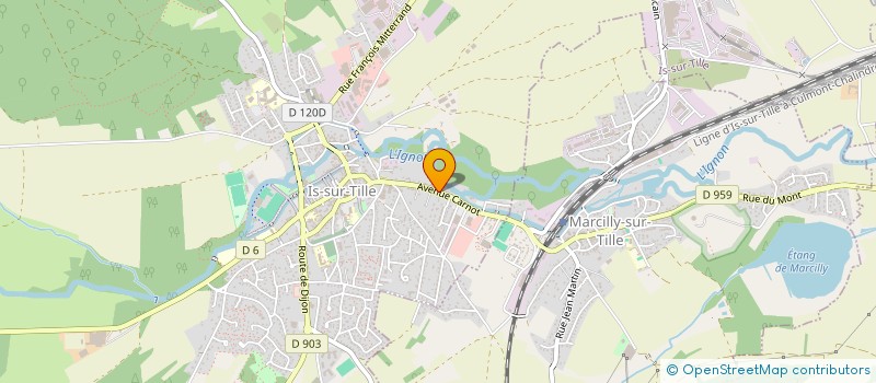 localisation de l'entreprise MADAME MURIELLE TRITSCH à IS-SUR-TILLE