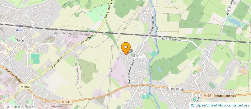 localisation de l'entreprise MADAME MURIELLE VANDEN-DORPE  TRESSIN