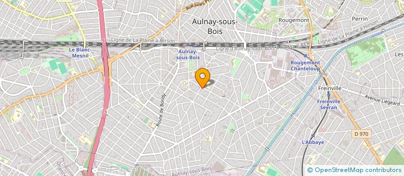 localisation de l'entreprise MADAME MURIELLE VANNINI  AULNAY-SOUS-BOIS