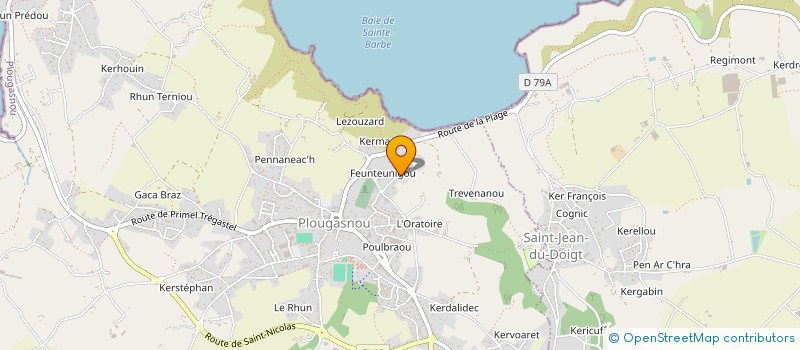 localisation de l'entreprise MADAME MURIELLE VARET  PLOUGASNOU