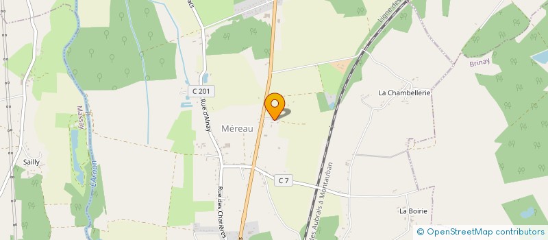 localisation de l'entreprise MADAME MURIELLE VERON à MEREAU