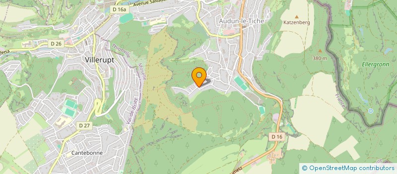 localisation de l'entreprise MADAME MURIELLE VIALA à AUDUN-LE-TICHE