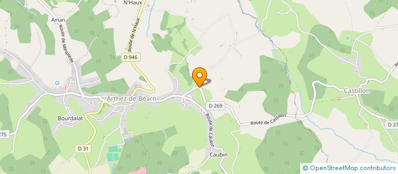 localisation de l'entreprise MADAME MURIELLE VIDAL  ARTHEZ-DE-BEARN