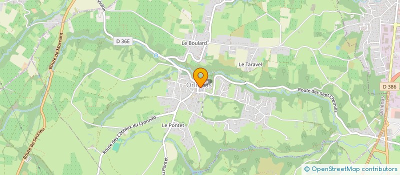 localisation de l'entreprise MADAME MURIELLE VIGOUROUX  ORLIENAS