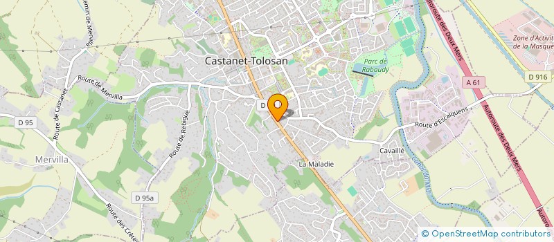 localisation de l'entreprise MADAME MURIELLE VIRET à CASTANET-TOLOSAN