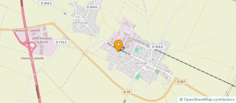localisation de l'entreprise MADAME MURIELLE XAVIER à JANVILLE-EN-BEAUCE