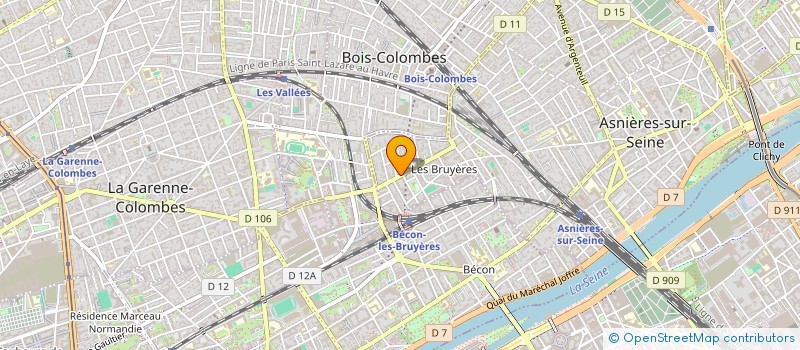 localisation de l'entreprise MADAME MURIELLE YGOUF à ASNIERES-SUR-SEINE