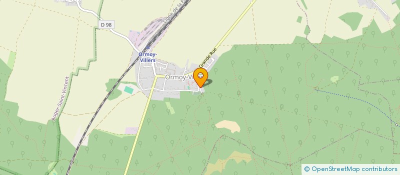 localisation de l'entreprise MADAME MURIELLE ZENARRE  ORMOY-VILLERS