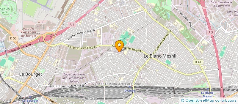 localisation de l'entreprise MADAME MUSARAT GHULAM à LE BLANC-MESNIL