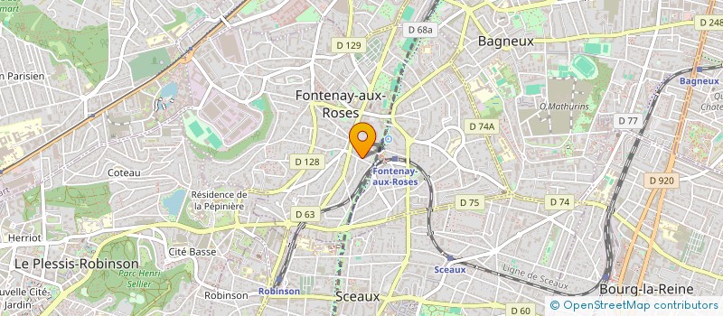 localisation de l'entreprise MADAME MUSHIYA NKONGOLO à FONTENAY-AUX-ROSES