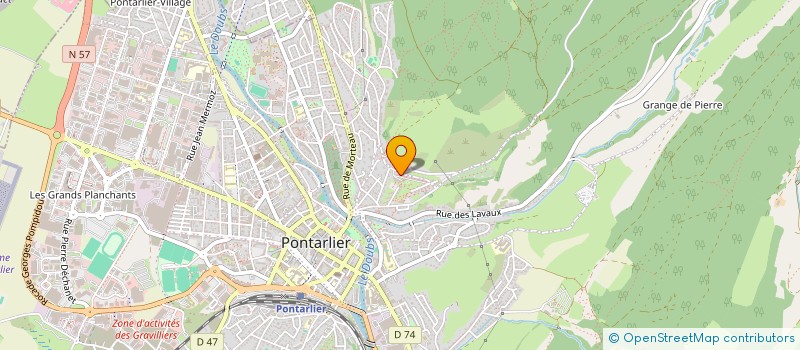 localisation de l'entreprise MADAME MUSINE ZENGIN à PONTARLIER