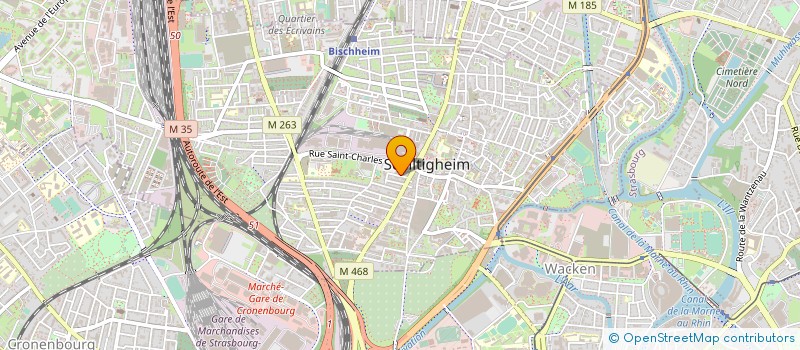 localisation de l'entreprise MADAME MUSLUME YILDIRIM  GAMBSHEIM