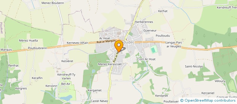 localisation de l'entreprise MADAME MUSTAPHA BOUSTAOUI  LANDUDEC