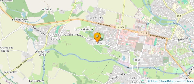 localisation de l'entreprise MADAME MUTCHUDA THUMMALA à CONDE-SUR-SARTHE