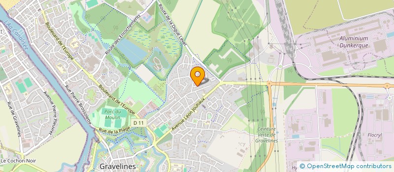 localisation de l'entreprise MADAME MUZEYYEN BULUT à GRAVELINES