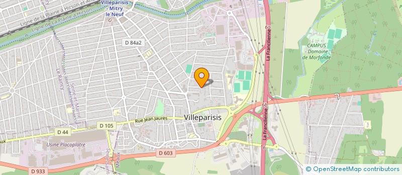 localisation de l'entreprise MADAME MWILA RAMAZANI  VILLEPARISIS