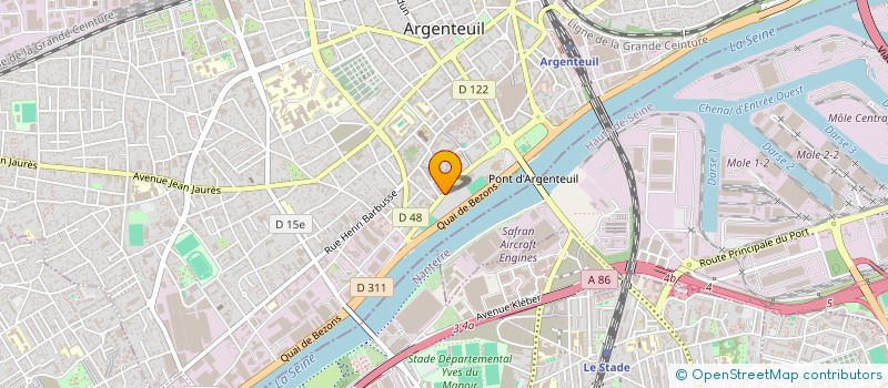 localisation de l'entreprise MADAME MY HANH LAM  ARGENTEUIL