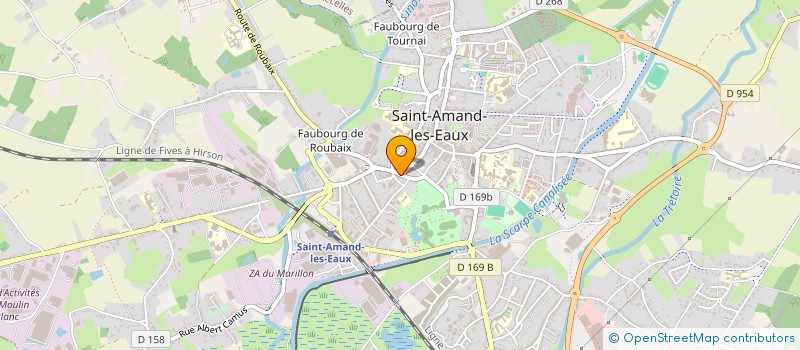 localisation de l'entreprise MADAME MY HUYNH  SAINT-AMAND-LES-EAUX