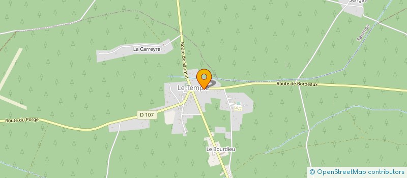 localisation de l'entreprise MADAME MY LINH VUONG  LE TEMPLE