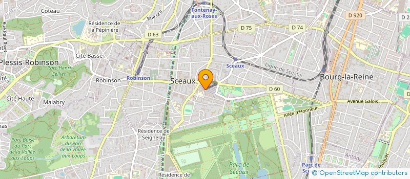 localisation de l'entreprise MADAME MY - LY TRAN à SCEAUX